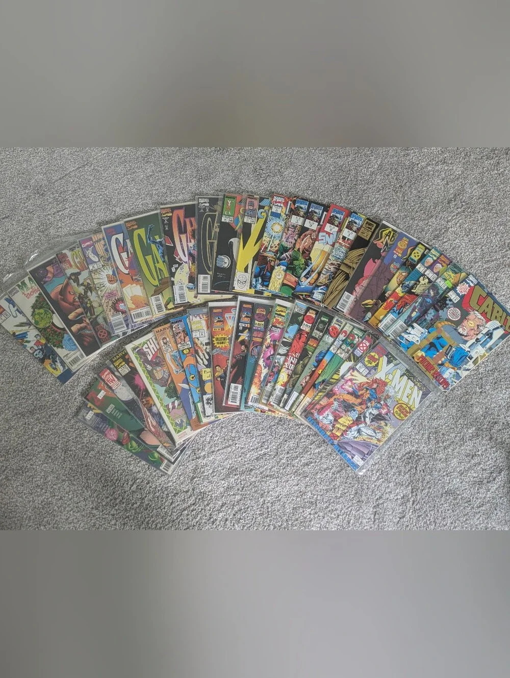 HUGE Marvel Comics Lot (47) No Duplicates X-Men Gambit Cable Sabretooth She Hulk